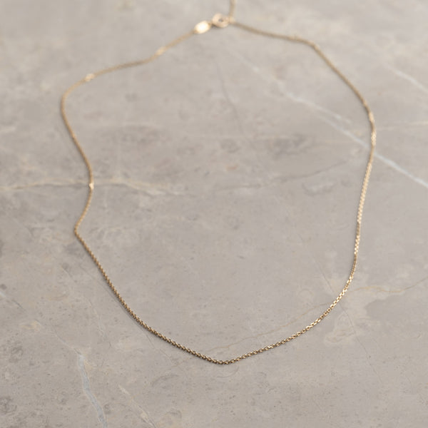 BASIC LINK SOLID GOLD CHAIN