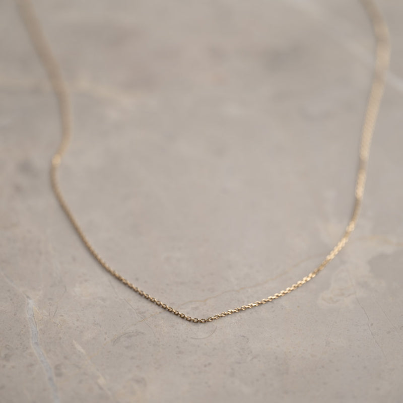BASIC LINK SOLID GOLD CHAIN