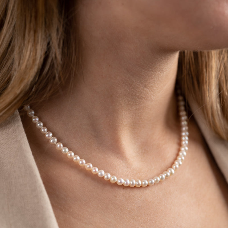 BLAIR PEARL SOLID GOLD NECKLACE