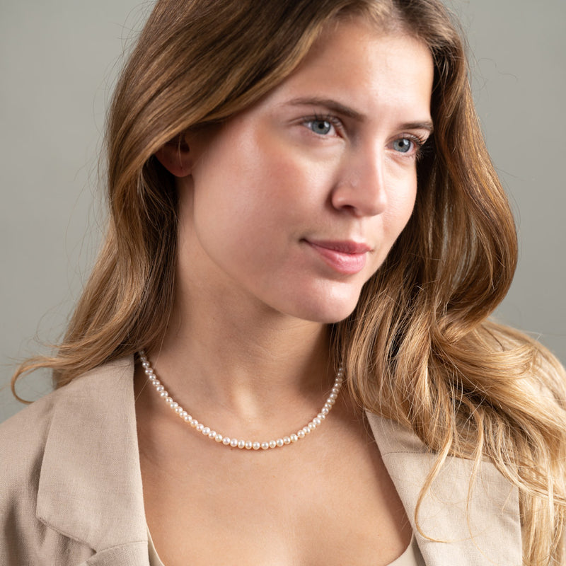 BLAIR PEARL SOLID GOLD NECKLACE