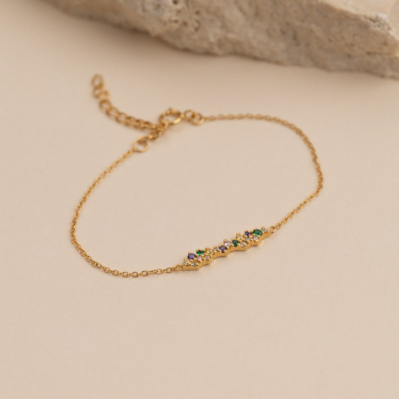 CLAIR RAINBOW GOLDEN BRACELET
