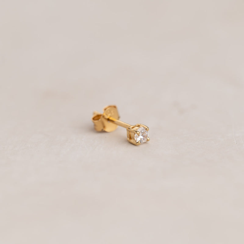 ENA GOLDEN EARRING - 3mm