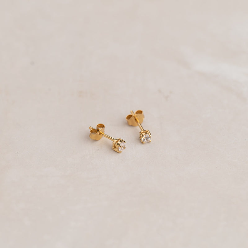 ENA GOLDEN EARRING - 3mm