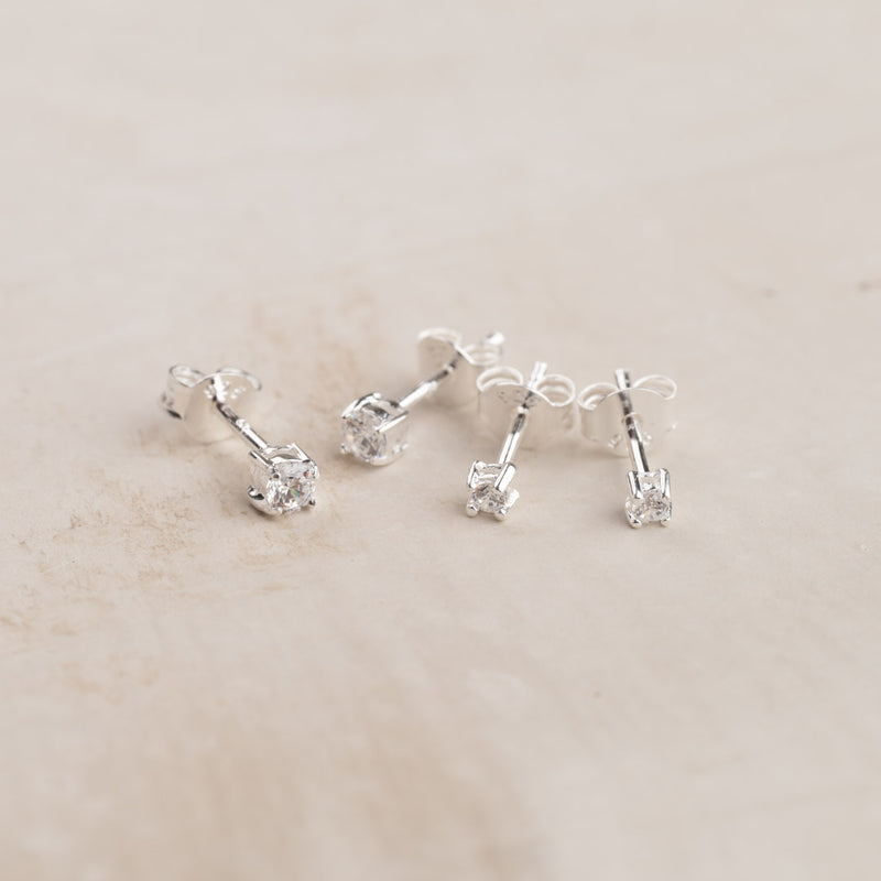 ENA SILVER EARRING - 3mm