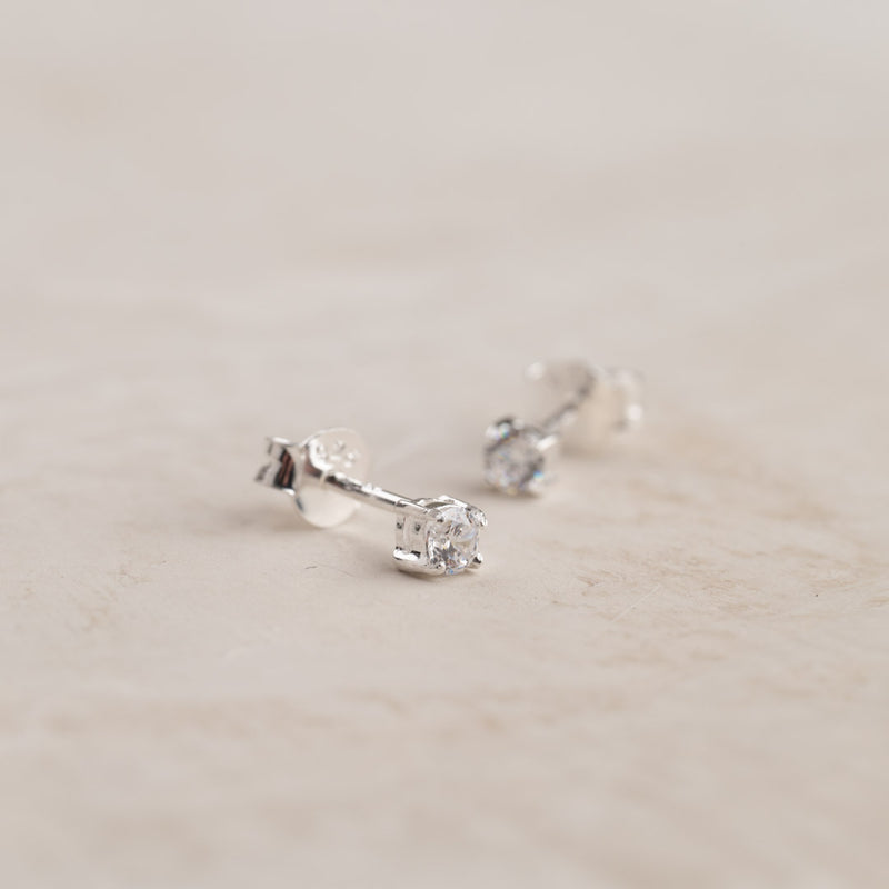 ENA SILVER EARRING - 3mm