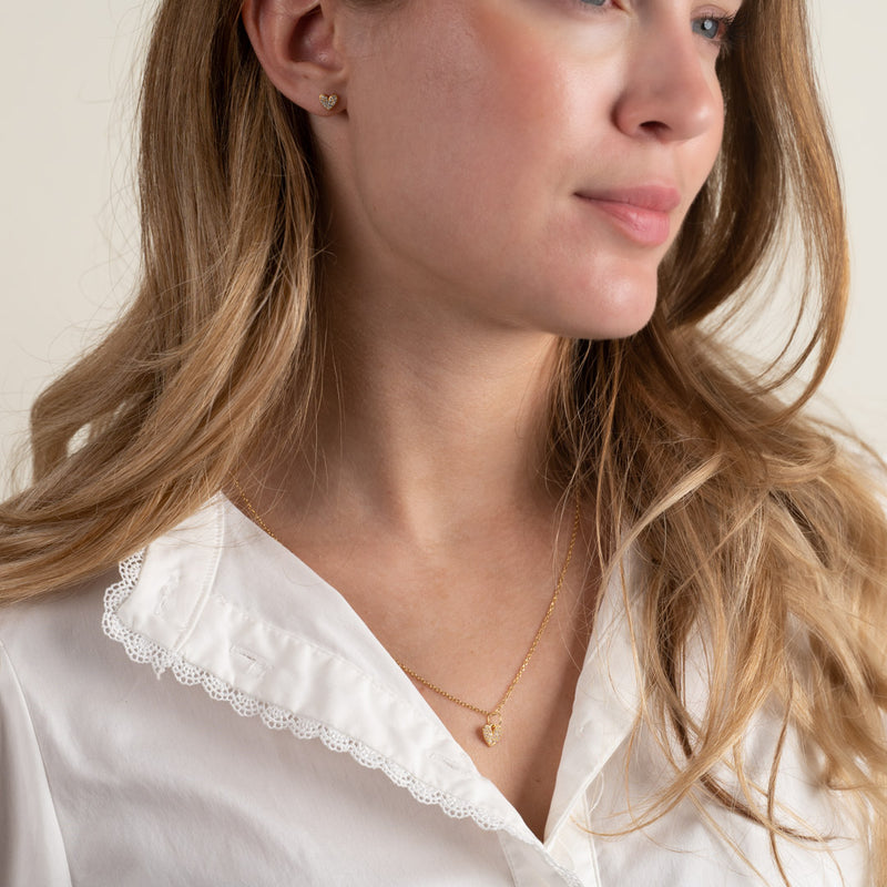 ESME CRYSTAL GOLDEN NECKLACE