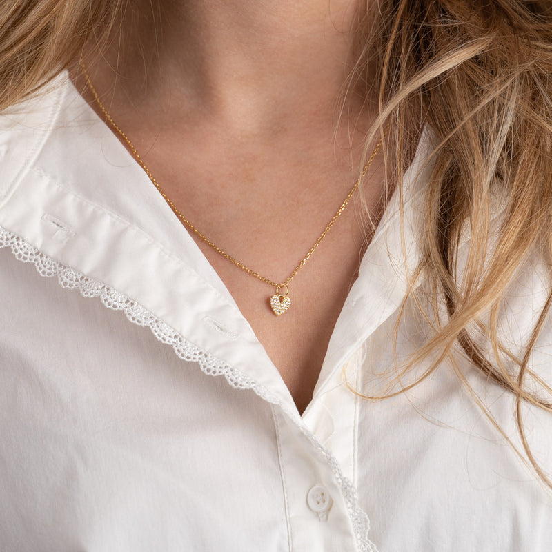 ESME CRYSTAL GOLDEN NECKLACE