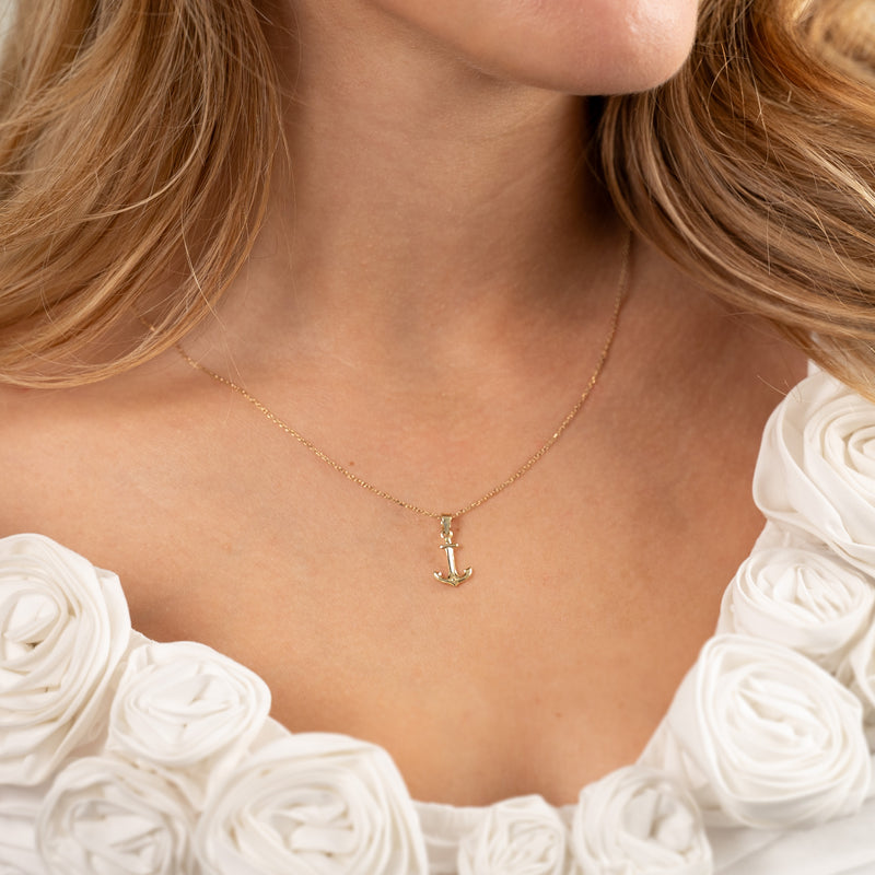 MARINA SOLID GOLD PENDANT