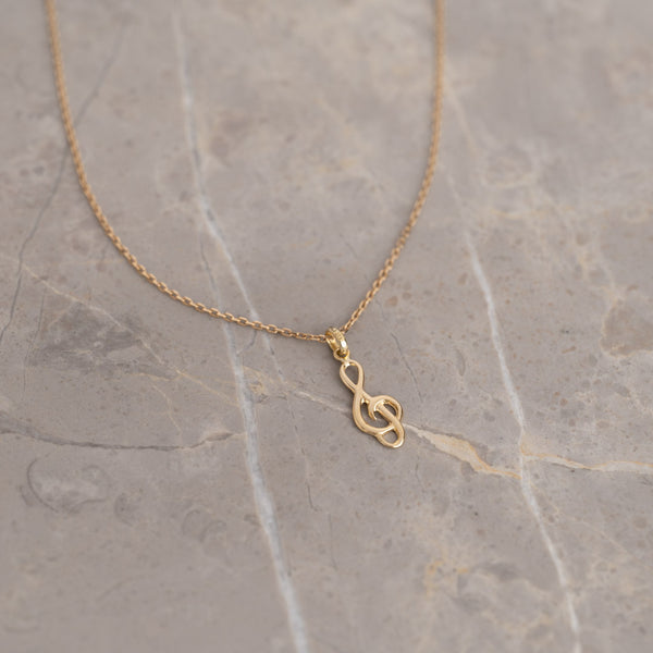 MELODY SOLID GOLD PENDANT