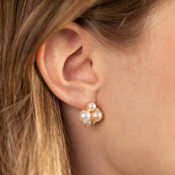 PALOMA PEARL GOLDEN EARRING