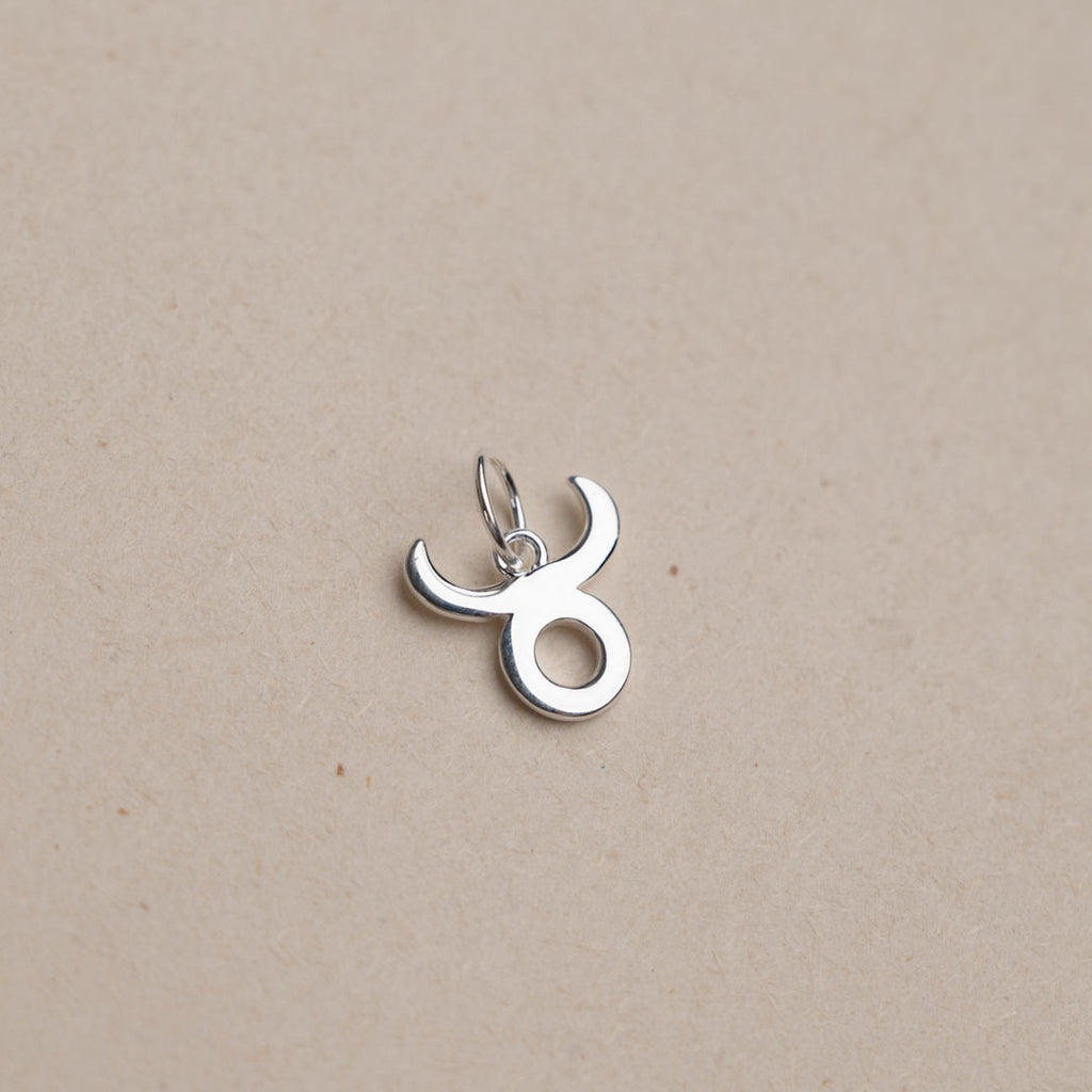 Sølv stjernetegn vedhæng i et enkelt design bestil smykker til kvinder fra sisi copenhagen.