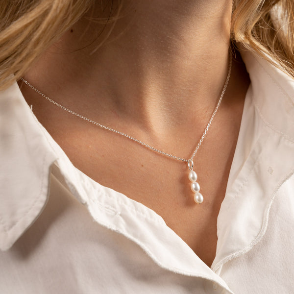  perle halskæde barokke perler i højeste kvalitet besøg smykkebutik østerbrogade sisi copenhagen.