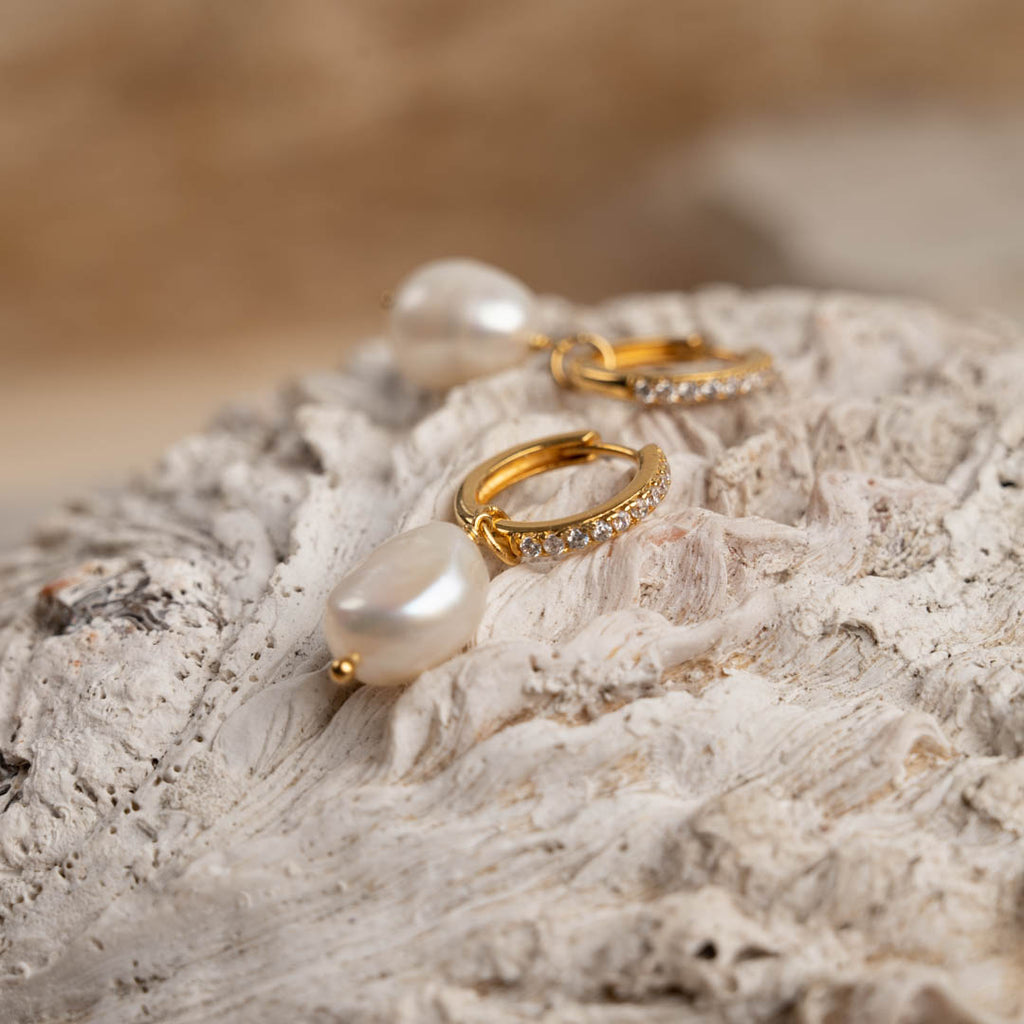 Forgyldt sterlingsølv perle smykkesæt klassiske perler smykker tilpasset til specielle lejligheder se sisi copenhagen smykker til kvinder.