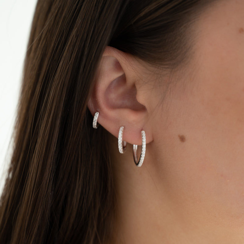 Sølv store ørestikker øreringe certificeret økologisk guld og sølv som materialer se sisi copenhagen smykker til kvinder.