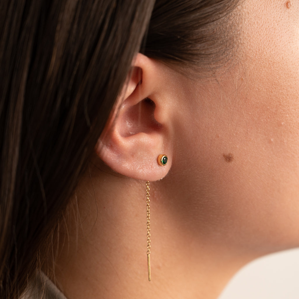 Guldbelagt sølv mini ørestikker øreringe til fornuftige priser besøg smykkeforretning østerbrogade.