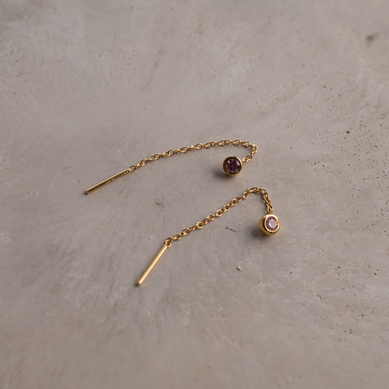 Guldbelagt sølv mini ørestikker øreringe fra dansk smykkefirma besøg smykkebutik østerbrogade sisi copenhagen.