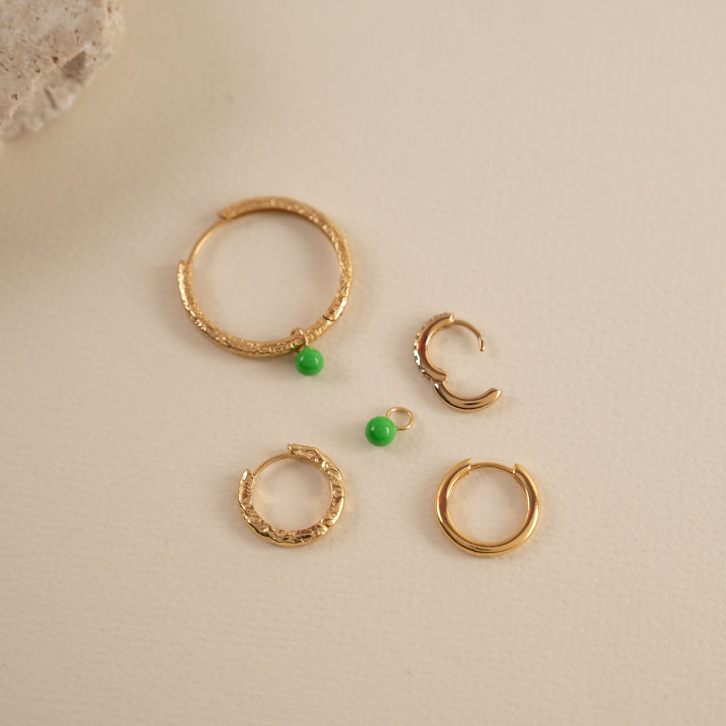 Forgyldt sterlingsølv perle øreringe klassiske perler til fornuftige priser besøg smykkeforretning københavn.