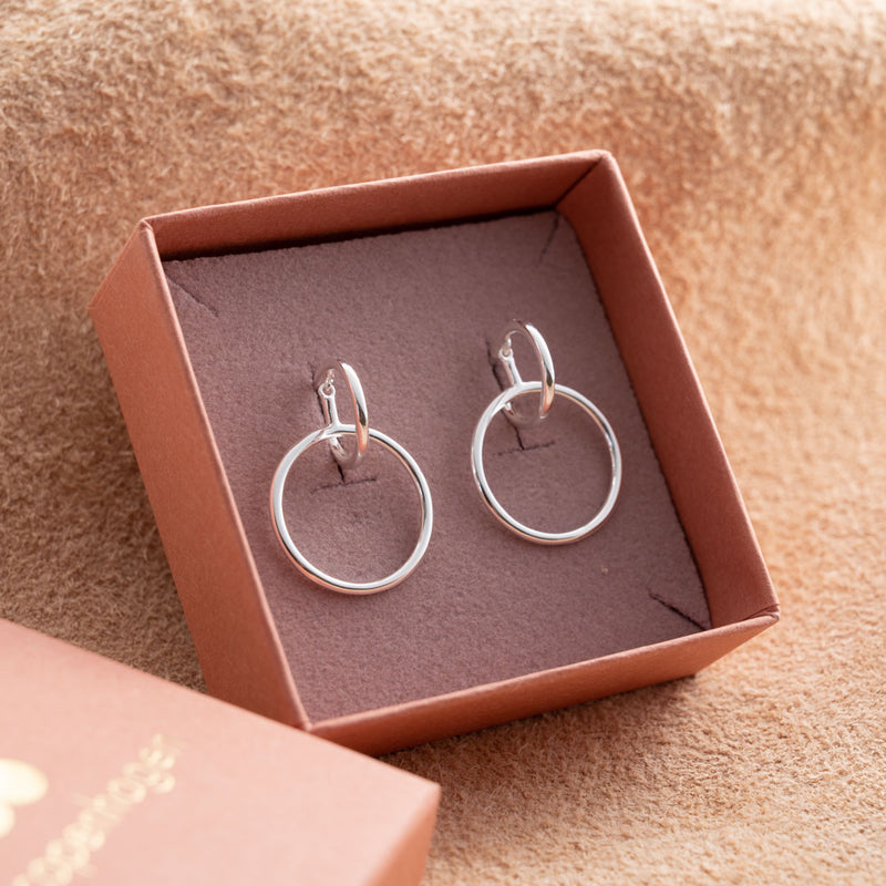 CELESTE SILVER EARRING