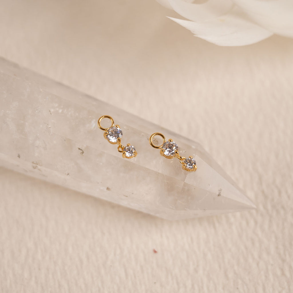 Sterlingsølv store øreringe i eco friendly guld og sølv se sisi copenhagen smykker til kvinder.