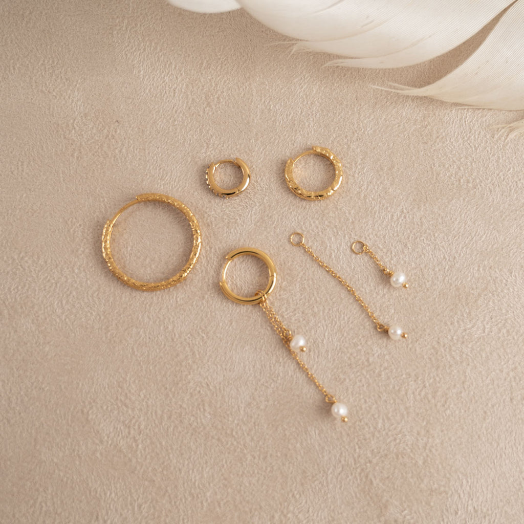 925 sterlingsølv perle øreringe barokke perler traditionelle smykker med moderne twist besøg smykkeforretning østerbro sisi copenhagen.