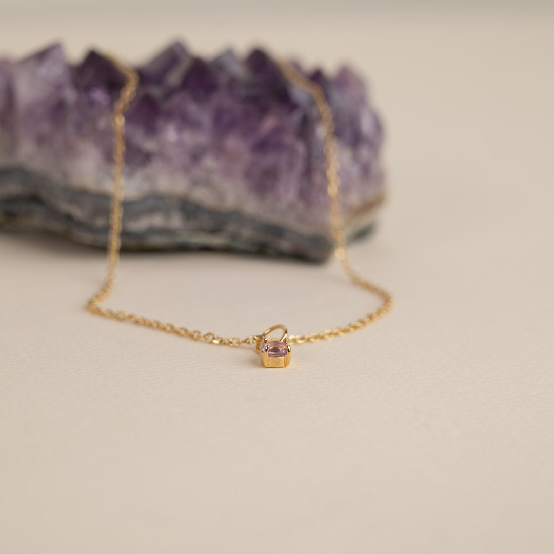 Collana Corta Ametista E Ag 925, Sfere Sfaccettate 14mm - Collane Corte - Foto 13