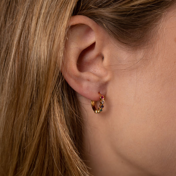Forgyldt sølv øreringe emalje mulighed for at købe smykker som gaveindpakning med personlig hilsen se sisi copenhagen smykker til kvinder.