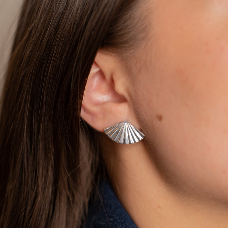 Forgyldt sølv store creoler øreringe fås som smykkesæt besøg smykkebutik københavn sisi copenhagen.