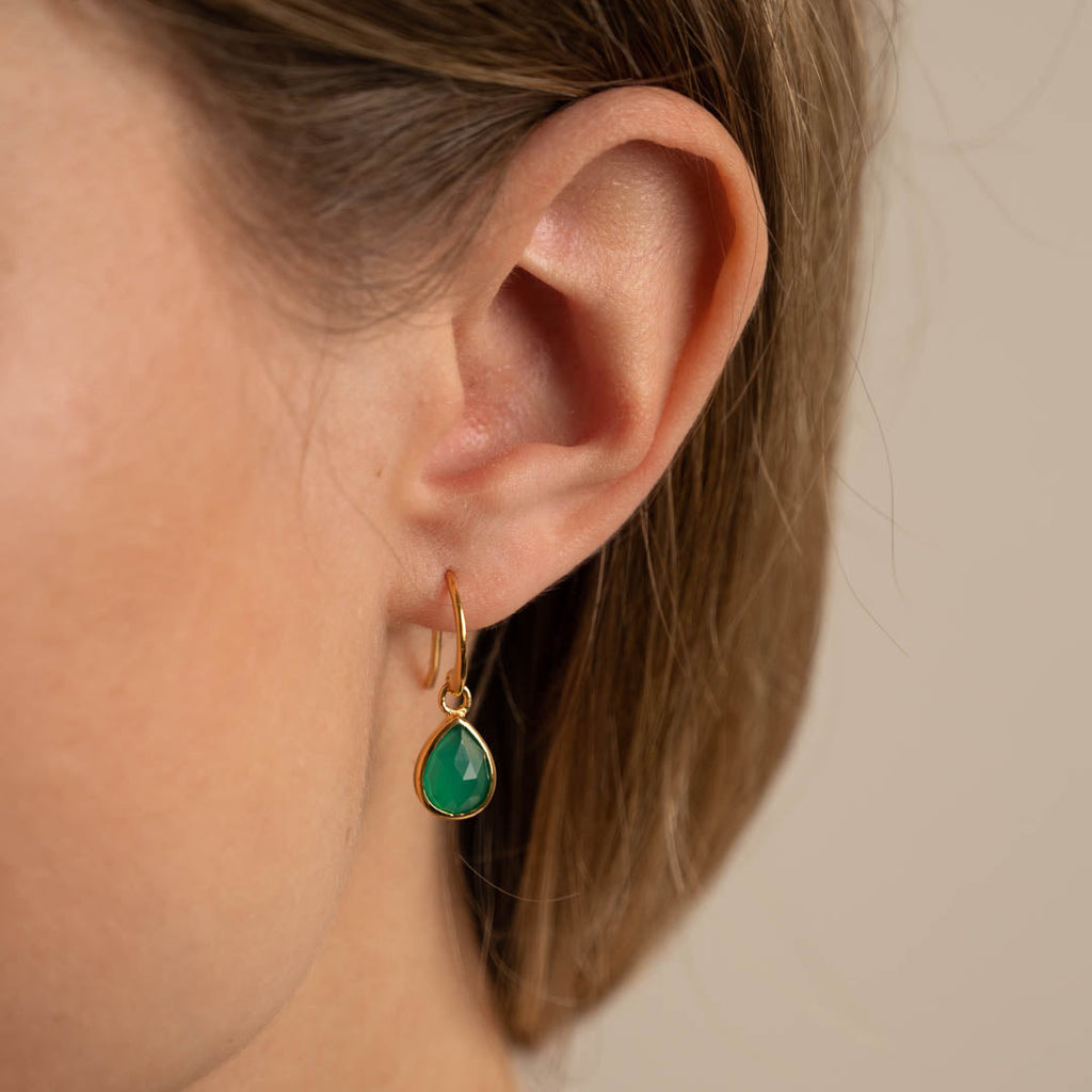 Guldbelagt sølv medium øreringe personlig og professionel kundeservice sisi copenahgen smykker bestil online.