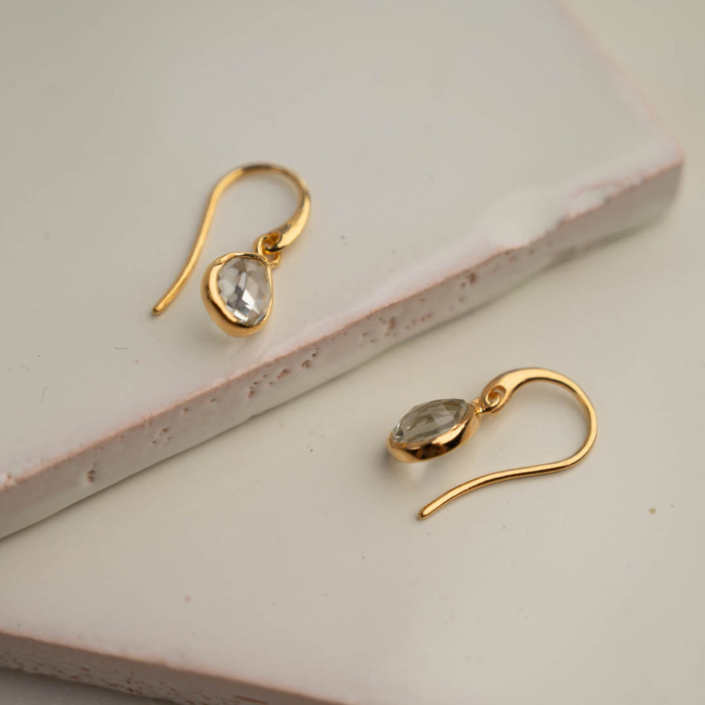 Guldbelagt sølv medium øreringe lang levetid garanti på alle smykker bestil hos sisi copenhagen.