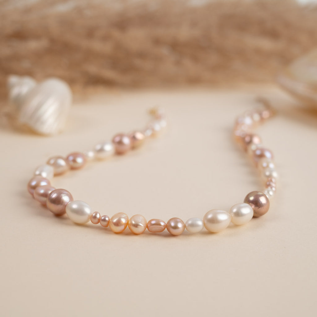 Sterlingsølv perle halskæde barokke perler unikke og eksklusive designs bliv inspireret hos sisi copenhagen.