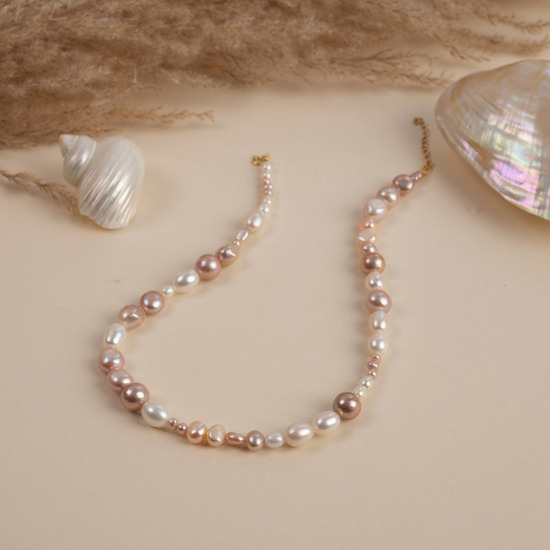  perle halskæde barokke perler mulighed for tilpasning og skræddersyede smykker bestil dine sisi smykker her.