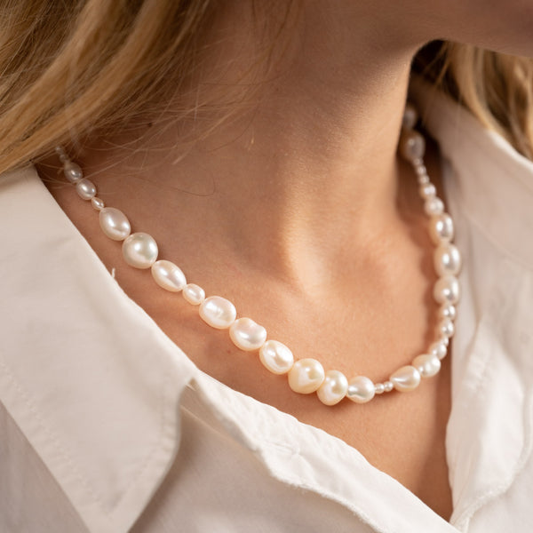 Sølv perle vedhæng barokke perler sendes hurtigst muligt bestil smykker fra sisi copenhagen i dag.