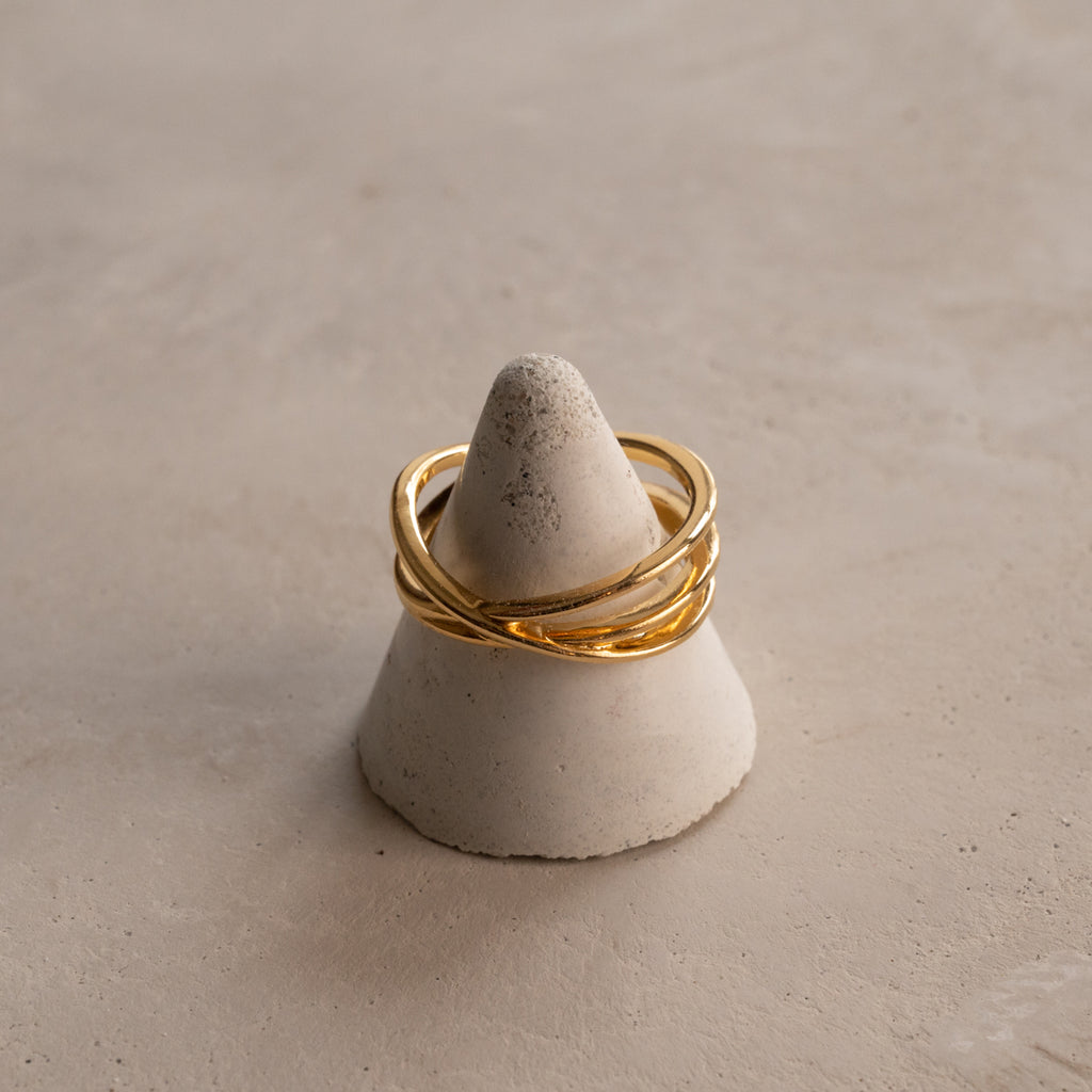 Forgyldt sølv øreringe i eco friendly guld og sølv find det perfekte smykke til dig selv eller som gave hos Sisi Copenhagen